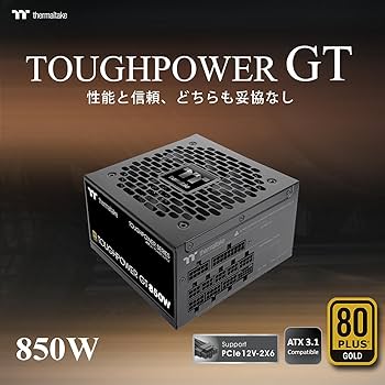 Amazon | Thermaltake TOUGHPOWER GT 850W ATX 3.1/PCI Express